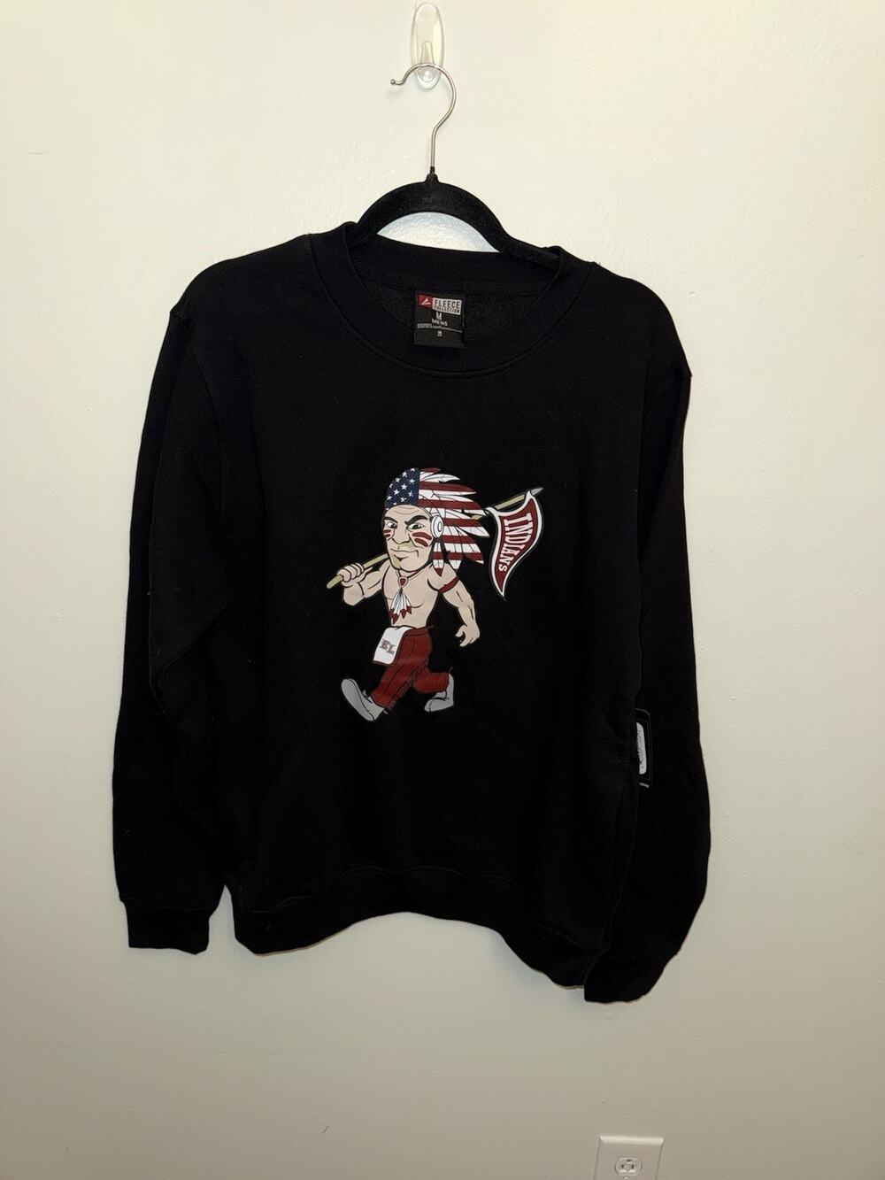 BSN Sports East Liverpool Potters Indians Sweatshirt Mens Medium NWT Black